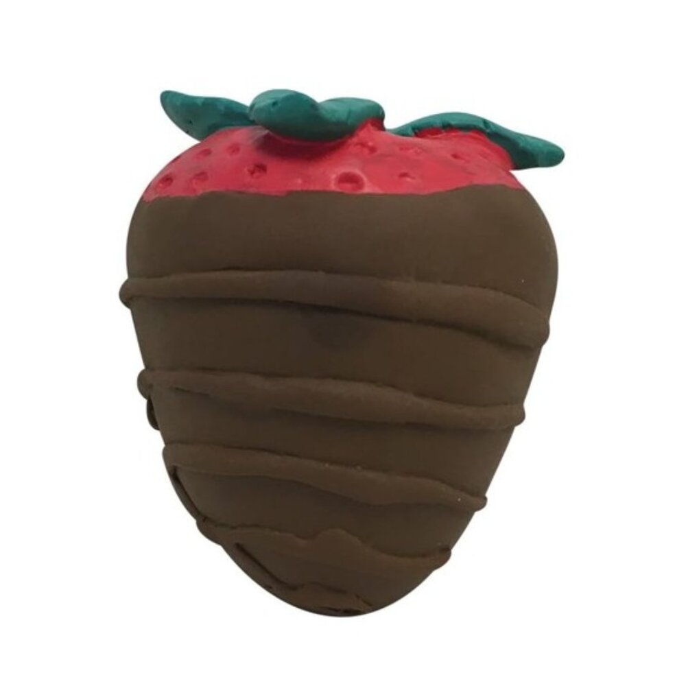 FOUFIT Chocolate Covered Strawberry‎ Dog Squeak Toy (BRAND NEW W/TAGS!)